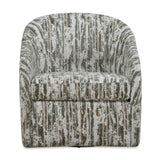 Modern European furniture - Slubbed Boucle Swivel Chair - www.oroa.com