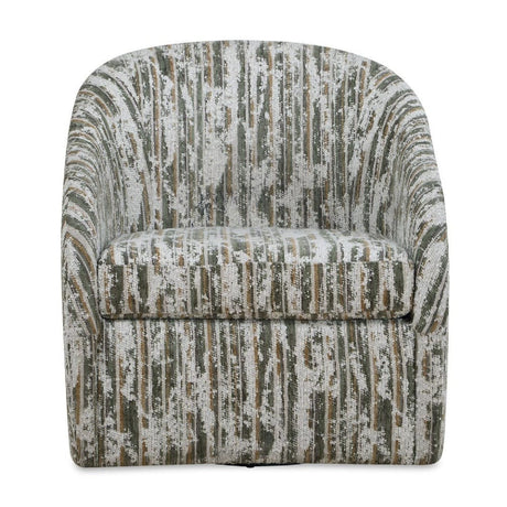 Modern European furniture - Slubbed Boucle Swivel Chair - www.oroa.com