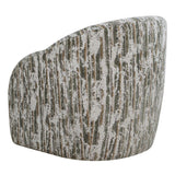 Modern European furniture - Slubbed Boucle Swivel Chair - www.oroa.com