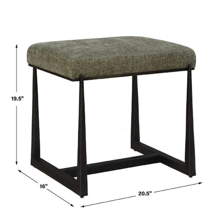 Iron Framed Bench S | Uttermost Midas