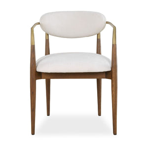   White Velvet Dining Chair | Oroa.com