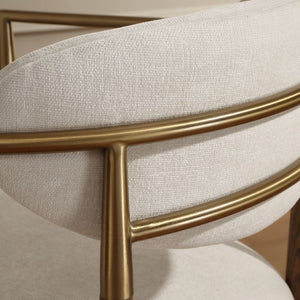  White Velvet Dining Chair | Oroa.com