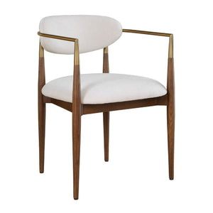   White Velvet Dining Chair | Oroa.com
