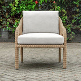 Modern European furniture - Natural Wicker Outdoor Lounge Chair - www.oroa.com