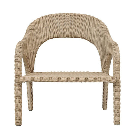 Modern European furniture - Natural Wicker Outdoor Lounge Chair - www.oroa.com