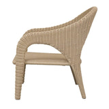 Modern European furniture - Natural Wicker Outdoor Lounge Chair - www.oroa.com