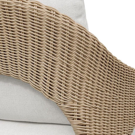 Modern European furniture - Natural Wicker Outdoor Lounge Chair - www.oroa.com
