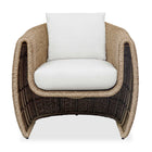 Woven Wicker Outdoor Lounge Chair by Uttermost Tropic