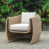 Woven Wicker Outdoor Lounge Chair | Uttermost Tropic
