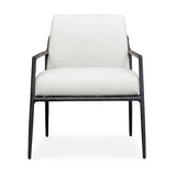Modern European furniture - White Cushioned Outdoor Lounge Chair - www.oroa.com