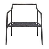 Modern European furniture - White Cushioned Outdoor Lounge Chair - www.oroa.com