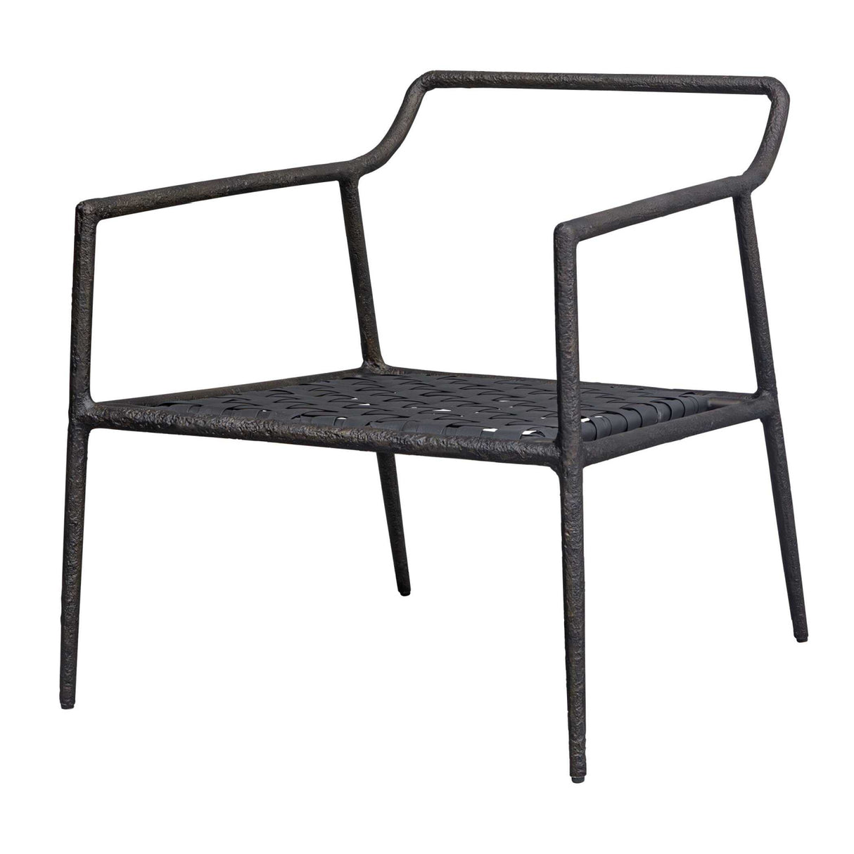 Modern European furniture - White Cushioned Outdoor Lounge Chair - www.oroa.com