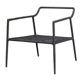 Modern European furniture - White Cushioned Outdoor Lounge Chair - www.oroa.com