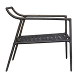 Modern European furniture - White Cushioned Outdoor Lounge Chair - www.oroa.com