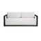 Modern European furniture - White Cushioned 3-Seater Outdoor Sofa - www.oroa.com