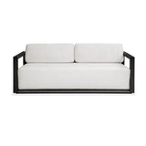 Modern European furniture - White Cushioned 3-Seater Outdoor Sofa - www.oroa.com