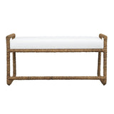 Modern European furniture - Banana Fiber Wrapped Bench - www.oroa.com
