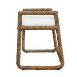 Modern European furniture - Banana Fiber Wrapped Bench - www.oroa.com