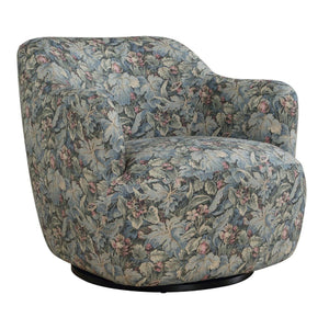   Floral Print Swivel Chair | Oroa.com