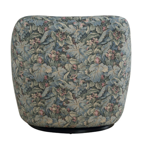 Modern European furniture - Floral Print Swivel Chair - www.oroa.com