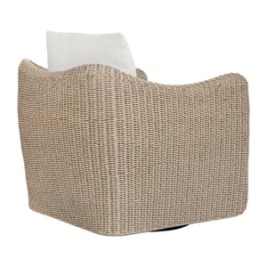   Beige Outdoor Swivel Lounge Chair | Oroa.com