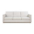 Modern European furniture - Cream Boucle Piped Sofa - www.oroa.com