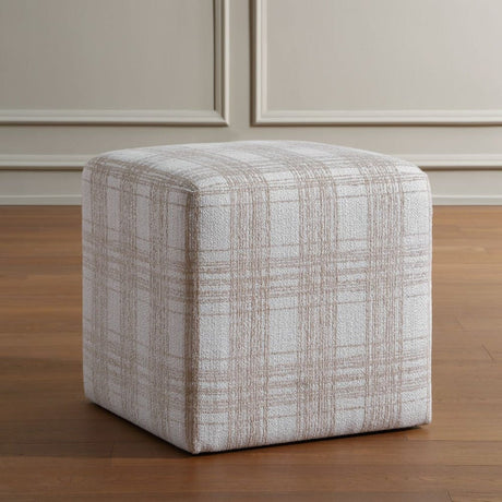 Chenille Cube Ottoman | Uttermost Joie