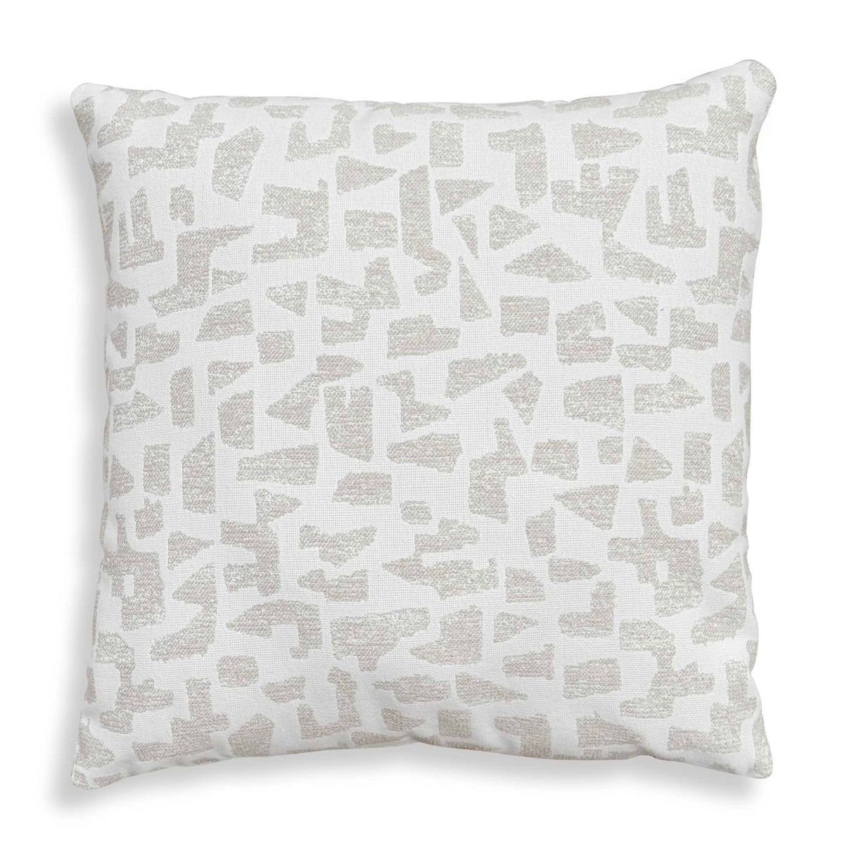 Modern European furniture - Cream Woven Outdoor Pillow - www.oroa.com