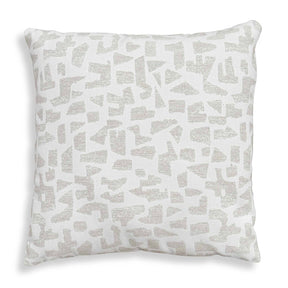 Modern European furniture - Cream Woven Outdoor Pillow - www.oroa.com