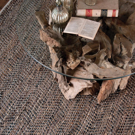 Modern European furniture - Leather & Hemp Rug - www.oroa.com