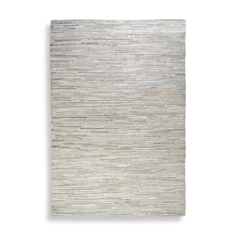 Handwoven Hemp & Leather Rug | Uttermost Nyala