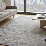 Handwoven Hemp & Leather Rug | Uttermost Nyala