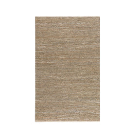 Beige Leather & Hemp Rug | Uttermost Tobais - www.oroa.com