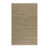 Beige Leather & Hemp Rug | Uttermost Tobais - www.oroa.com