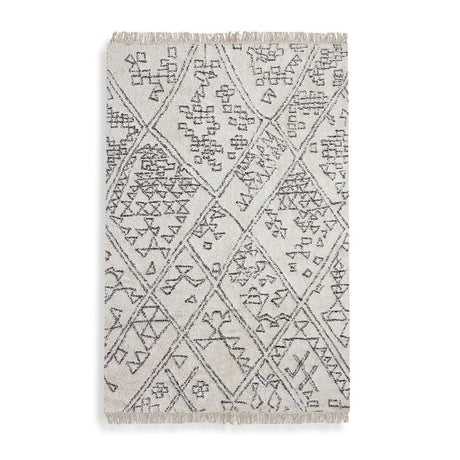 Cream Cotton Patterned Rug | Uttermost Campo -www.oroa.com