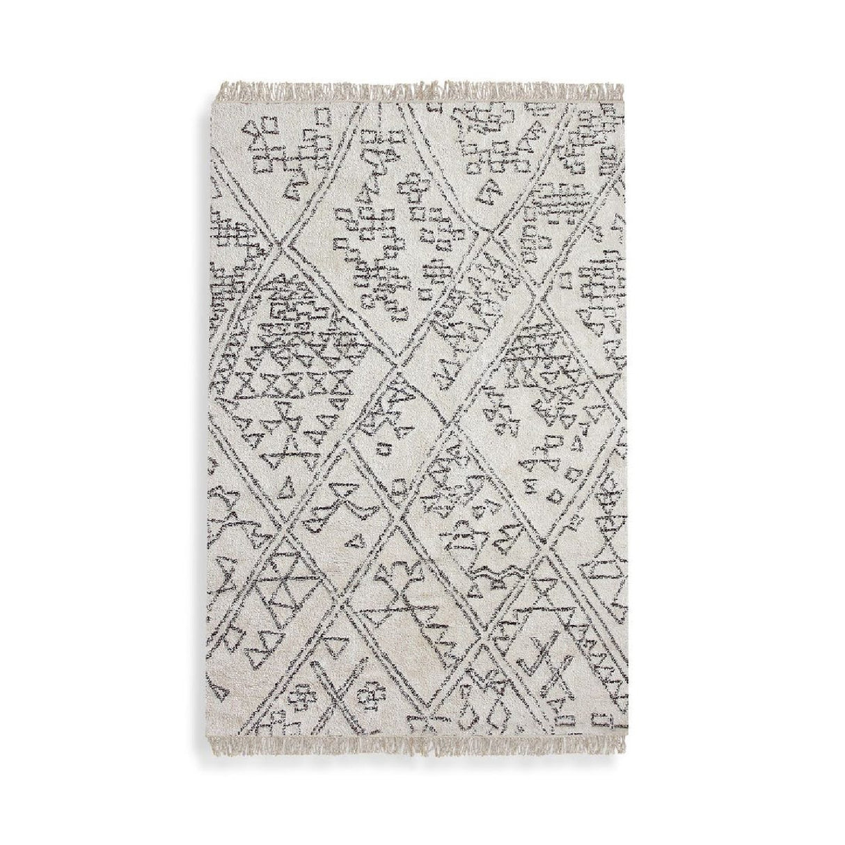 Cream Cotton Patterned Rug | Uttermost Campo -www.oroa.com