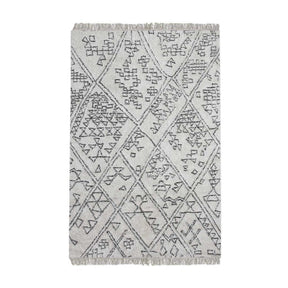 Cream Cotton Patterned Rug | Uttermost Campo -www.oroa.com