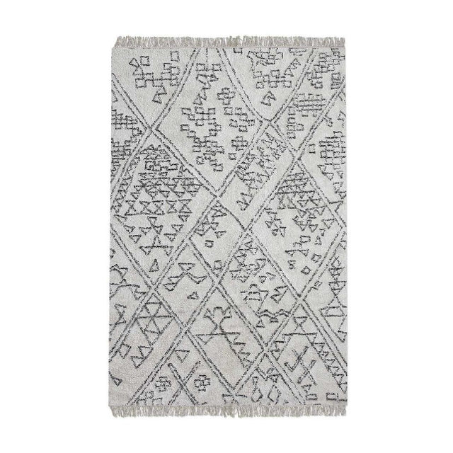 Cream Cotton Patterned Rug | Uttermost Campo -www.oroa.com