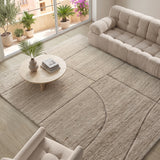 Beige Cutout Wool Rug | Uttermost Kenyan - www.oroa.com