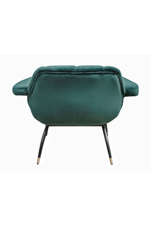 Velvet Channeled Lounge Chair | Versmissen Abbey | Oroa.com