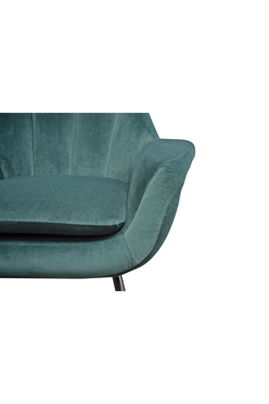 Velvet Channeled Lounge Chair | Versmissen Abbey | Oroa.com