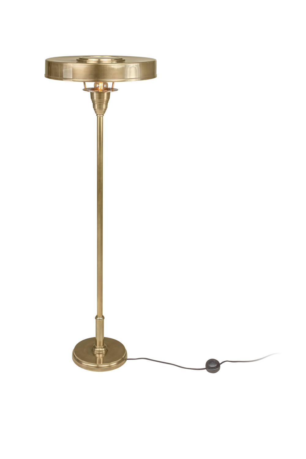 Brass Industrial Floor Lamp | Versmissen Auriol | Oroa.com