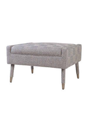 Jacquard Modern Footstool | Versmissen Balham | Oroa.com