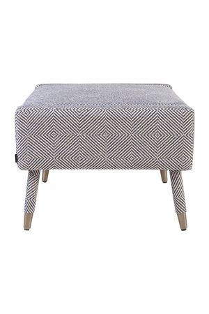 Jacquard Modern Footstool | Versmissen Balham | Oroa.com