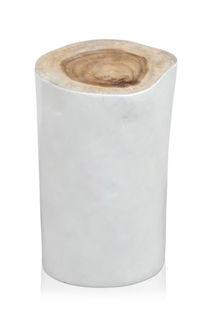 White Wood Stool / Table | Versmissen Tree | Oroa.com