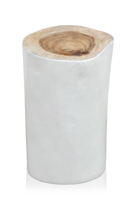 White Wood Stool / Table | Versmissen Tree | Oroa.com