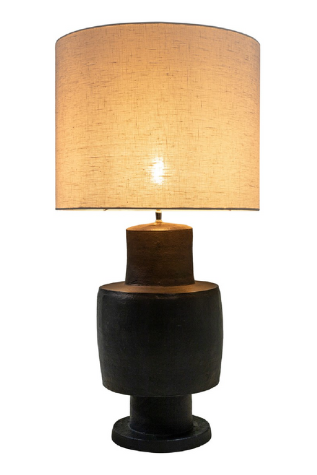 Terracotta Drum Table Lamp | Versmissen Blacky | Oroa.com