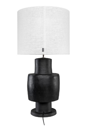 Terracotta Drum Table Lamp | Versmissen Blacky | Oroa.com