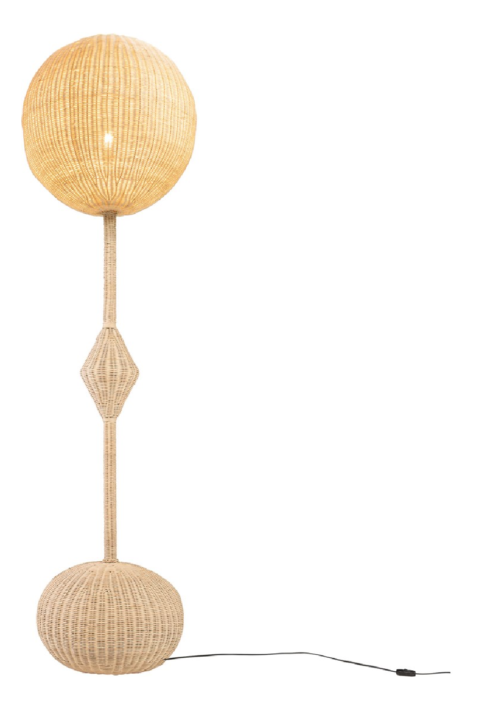 Modern Rattan Floor Lamp | Versmissen Chup | Oroa.com