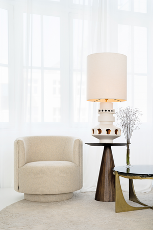 Wooden Pedestal Occasional Table | Versmissen Congo | Oroa.com